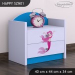 Nočna omarica Happy babies Morska deklica 21 SZN1